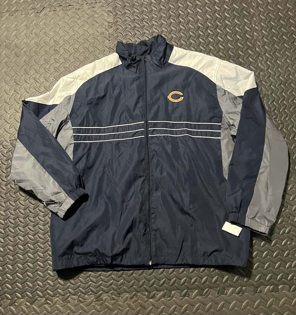 Reebok NFL Chicago Bears Sports Illustrated Windbreaker Jacket XXL